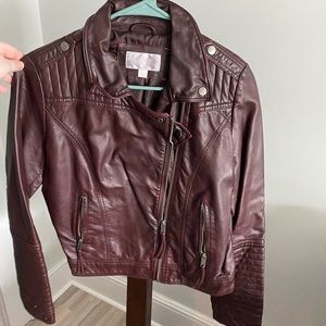 Faux Leather Jacket